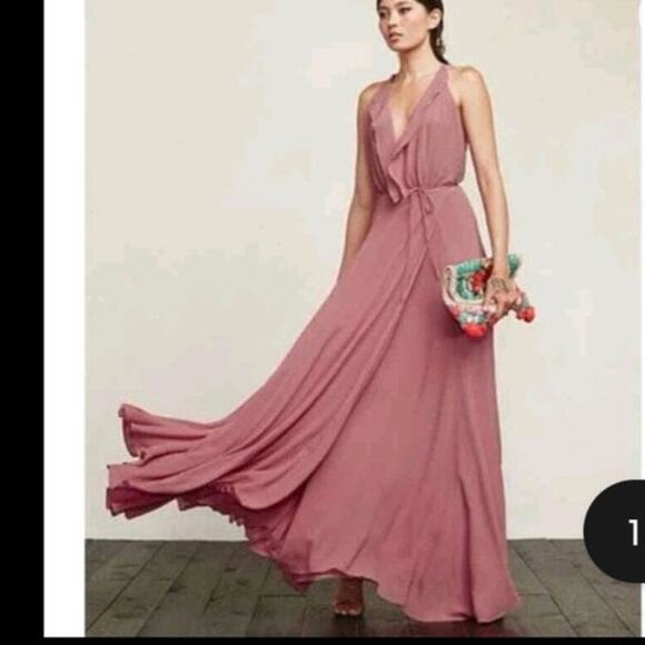 Reformation Dresses & Skirts - Reformation Pink Maxi Dress Size Large